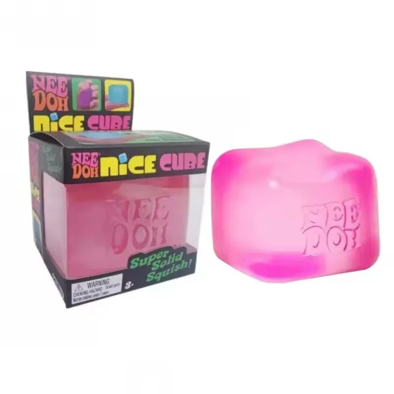 Nee Doh Jellyfish & Cube Squish Toy