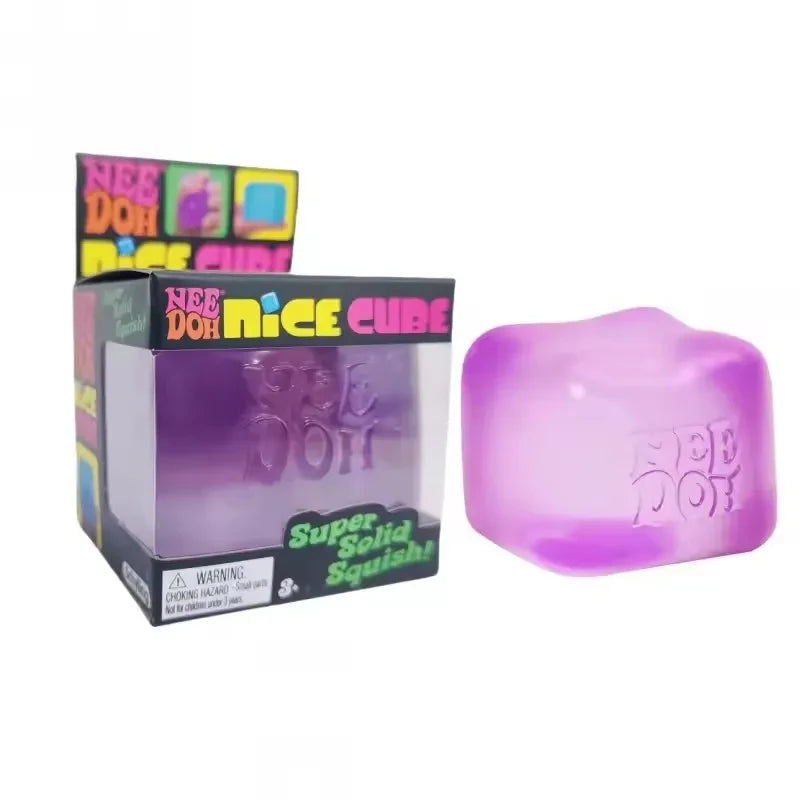 Nee Doh Jellyfish & Cube Squish Toy